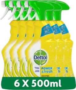 Dettol - Power & Fresh - Allesreinger Spray - Citrus - 6 X 500 Ml -Huishoudelijke Artikelen Winkel 1021x1200 4