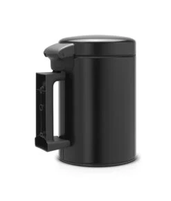 Brabantia NewIcon Wandprullenbak - 3 L - Matt Black -Huishoudelijke Artikelen Winkel 1021x1200 5