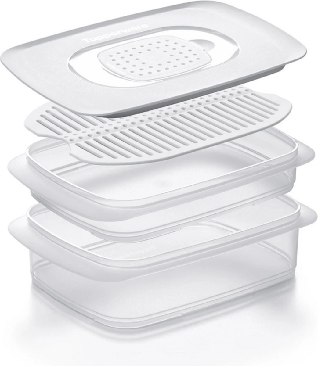 Tupperware Vleeswaren En Zuivel (stapeldozen) 4 Tupperware Vleeswaren En Zuivel (stapeldozen) - Afbeelding 2