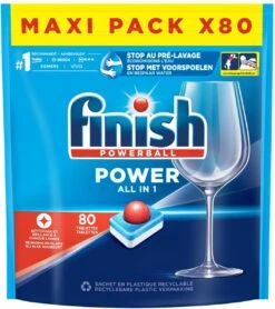 Finish Power All In One Regular Vaatwastabletten - 80 Stuks -Huishoudelijke Artikelen Winkel 1065x1200