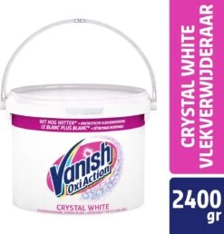 Vanish Oxi Action Crystal White Base Poeder - Voor Witte Was - 2,4 Kg -Huishoudelijke Artikelen Winkel 1151x1200