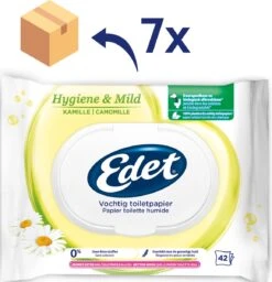 Edet Kamille Vochtig Wc Papier - 7 Stuks - Met Natuurlijke Kamille Extracten -Huishoudelijke Artikelen Winkel 1158x1200