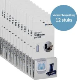 Geberit DuoFresh Sticks - 96 Stuks - Voordeelverpakking - Toilet/WC Blokjes Inbouwreservoir -Huishoudelijke Artikelen Winkel 1163x1200