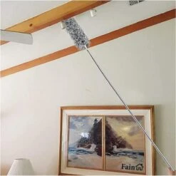 Fain® Plumeau Met Telescoopsteel – Grijs – 80 Tot 280 Cm - Uitschuifbaar – Wasbaar - Flexibel 360° Draaibaar – Duster - Microvezel Ragebol -Huishoudelijke Artikelen Winkel 1198x1200 12