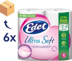 Edet Ultra Soft Xtra Long 4-laags Toiletpapier - 24 = 48 Rollen -Huishoudelijke Artikelen Winkel 1200x1029 1