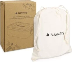 Navaris RVS Broodtrommel Met Verdeler - Meal Prep Bakje - Vershouddoos - Lunchbox - 17 X 13 X 6 Cm - Inhoud 0,8 Liter - Vaatwasbestendig -Huishoudelijke Artikelen Winkel 1200x1041