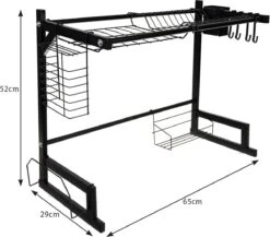 Afdruiprek Droger Zwart Voor Bestek Boven De Gootsteen 65 Cm X 29 Cm X 52 Cm 18 Afdruiprek Droger Zwart Voor Bestek Boven De Gootsteen 65 Cm X 29 Cm X 52 Cm -Huishoudelijke Artikelen Winkel 1200x1052 1
