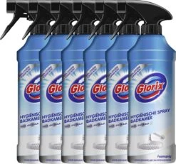 Glorix Hygiënische Badkamer Foamspray - 6 X 500 Ml - Voordeelverpakking -Huishoudelijke Artikelen Winkel 1200x1124