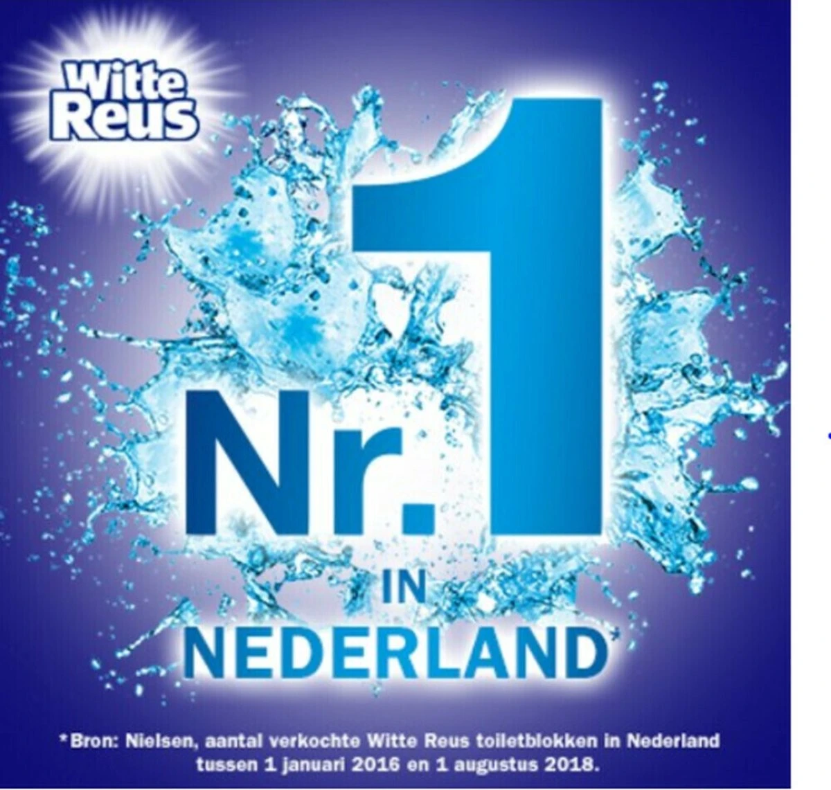 Witte Reus Blauw Actief Toiletblok - Hygiëne - WC Blokjes Voordeelverpakking 20 Stuks 5 Witte Reus Blauw Actief Toiletblok - Hygiëne - WC Blokjes Voordeelverpakking 20 Stuks - Afbeelding 3