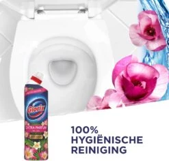 Glorix WC Powergel Toiletreiniger Pink Flower - 6 X 750 Ml - Voordeelverpakking -Huishoudelijke Artikelen Winkel 1200x1147 1