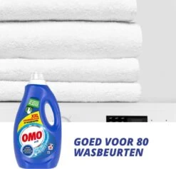 Omo Wit XXL Vloeibaar Wasmiddel - 80 Wasbeurten - Voordeelfles -Huishoudelijke Artikelen Winkel 1200x1152 1
