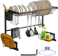 Afdruiprek Droger Zwart Voor Bestek Boven De Gootsteen 65 Cm X 29 Cm X 52 Cm 22 Afdruiprek Droger Zwart Voor Bestek Boven De Gootsteen 65 Cm X 29 Cm X 52 Cm -Huishoudelijke Artikelen Winkel 1200x1154 3