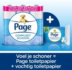 Page Vochtig Toiletpapier - 12 X 38 Stuks - Compleet Schoon Vochtig Wc Papier - Voordeelverpakking -Huishoudelijke Artikelen Winkel 1200x1159 5