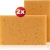 Merkloos Grote Schoonmaakspons - 2x Viscose Autospons - Spons - Schoonmaakartikelen - Auto Wassen - Autospons - Zachte Spons -Huishoudelijke Artikelen Winkel 1200x1162 2