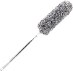 Fain® Plumeau Met Telescoopsteel – Grijs – 80 Tot 280 Cm - Uitschuifbaar – Wasbaar - Flexibel 360° Draaibaar – Duster - Microvezel Ragebol -Huishoudelijke Artikelen Winkel 1200x1163 2