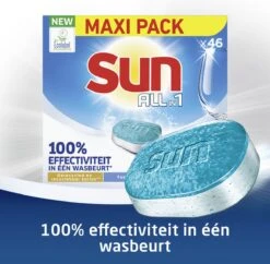 SUN® Sun All-in 1 Normaal Vaatwastabletten - 276 Tabletten - Voordeelverpakking -Huishoudelijke Artikelen Winkel 1200x1174 1