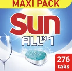 SUN® Sun All-in 1 Normaal Vaatwastabletten - 276 Tabletten - Voordeelverpakking -Huishoudelijke Artikelen Winkel 1200x1174 2