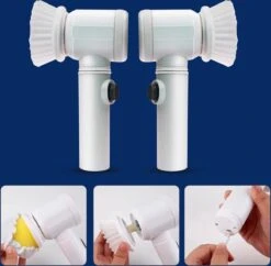 B-care Magic Brush - Elektrische Multifunctionele Schoonmaakborstel - 7 Opzetstukken - Wasborstel - Poetsmachine - Schrobborstel - Handborstel - Werkborstel - Schrobber - Boorborstel - Reinigingsborstel -Huishoudelijke Artikelen Winkel 1200x1176 2