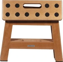 PUHLMANN - Inklapbare Kruk, JAMES, Hout, 23 Cm Hoog, Max 150 Kilo -Huishoudelijke Artikelen Winkel 1200x1178 1