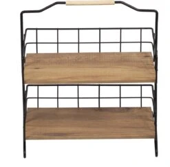 Metalen Keuken Etagere 2 Laags Van Naturn Living | Keuken Opbergrek | Kruidenpotjes Rek | Kruiden Organizer | Keuken Rek Specerijen | Mat Zwart -Huishoudelijke Artikelen Winkel 1200x1179