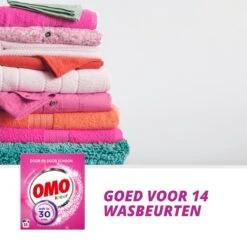Omo Kleur Waspoeder - 6 X 14 Wasbeurten - Voordeelverpakking -Huishoudelijke Artikelen Winkel 1200x1183 1
