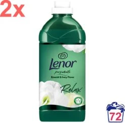 Lenor - Emerald & Lotus Flower - Wasverzachter - 2160ml - 72 Wasbeurten -Huishoudelijke Artikelen Winkel 1200x1186 1