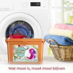 Robijn Kokos 3 In 1 Wascapsules - 4 X 15 Wasbeurten - Voordeelverpakking -Huishoudelijke Artikelen Winkel 1200x1199 3