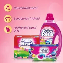Color Reus Waspoeder Wasmiddel - Voordeelverpakking - 90 Wasbeurten -Huishoudelijke Artikelen Winkel 1200x1200 136