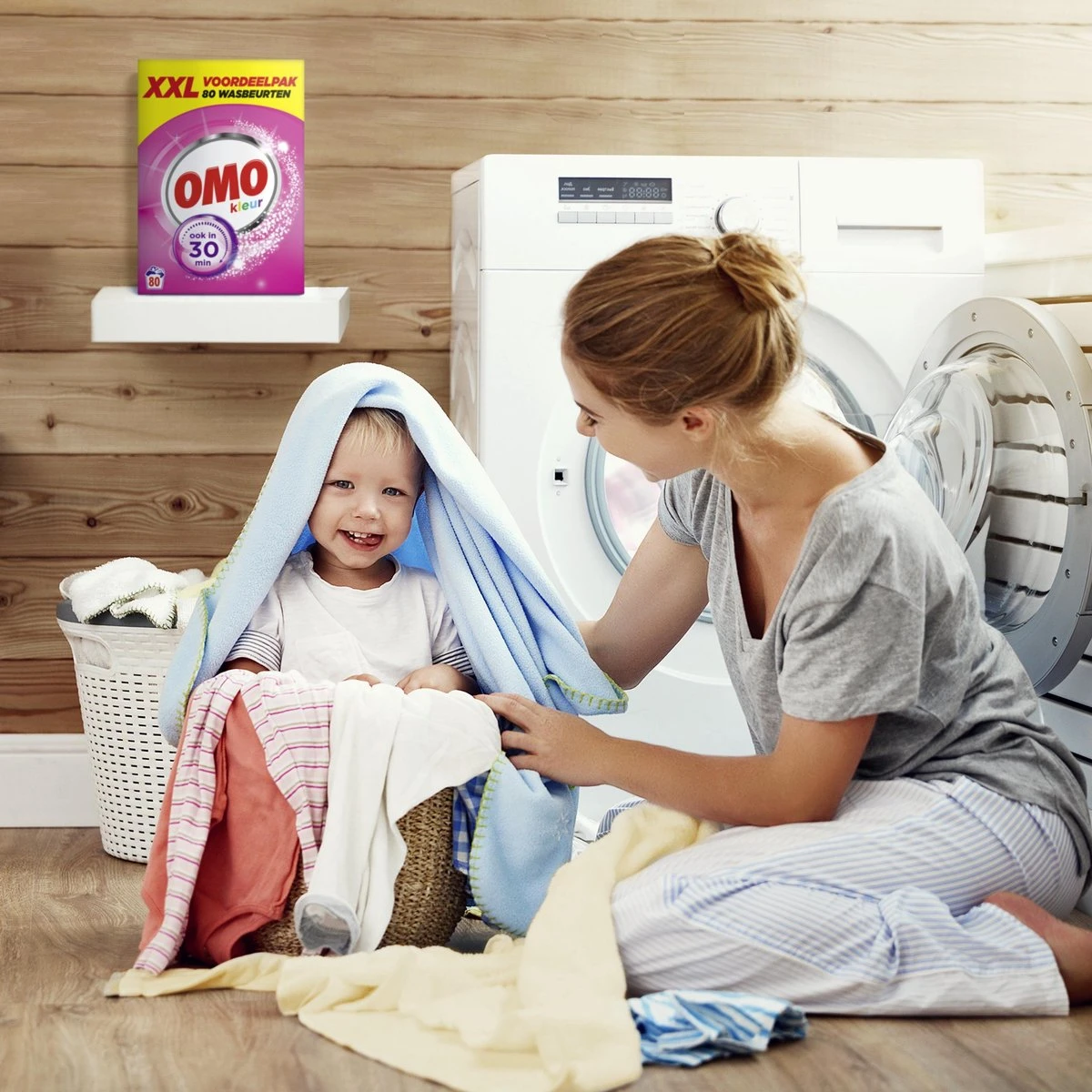 Omo Kleur XXL Waspoeder Voor De Gekleurde Was - 80 Wasbeurten 11 Omo Kleur XXL Waspoeder Voor De Gekleurde Was - 80 Wasbeurten - Afbeelding 9