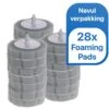RevoBrush 28x Crystal Clean Foaming Pads Navulling - WC Borstel Met Houder Vrijstaand -Huishoudelijke Artikelen Winkel 1200x1200 226