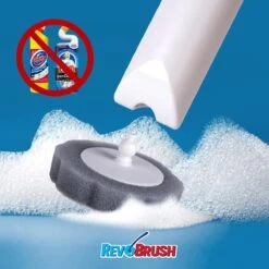 RevoBrush 28x Crystal Clean Foaming Pads Navulling - WC Borstel Met Houder Vrijstaand -Huishoudelijke Artikelen Winkel 1200x1200 228