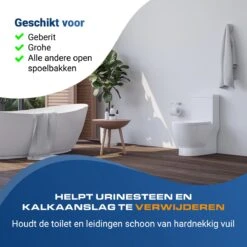 Witte Toiletblokjes Voor Inbouwreservoir Voor O.a Geberit En Grohe - 25 Stuks - Met Lavendel - Vlekvrij - Stortbakblokjes -Huishoudelijke Artikelen Winkel 1200x1200 277