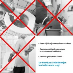 Needum ® Toiletblokjes Voor Inbouwreservoirs – WC-blokjes – Toiletblokken In Een Voordeelverpakking – 30 Stuks -Huishoudelijke Artikelen Winkel 1200x1200 308