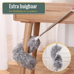 Livv Goods Telescopische Plumeau Set Met Telescoopsteel - 5 In 1 - Tot 250 Cm Uitschuifbaar - Duster - Stoffer -Huishoudelijke Artikelen Winkel 1200x1200 513