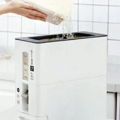 Merkloos TDR-Japans Rijst/Granen Container/Dispenser/ Opbergdoos - 6KG Inhoud - Wit -Huishoudelijke Artikelen Winkel 1200x1200 548
