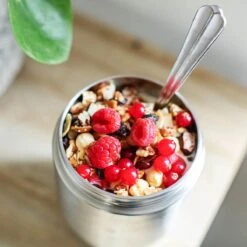 Coninx Thermos Lunchbox - Muesli Beker To Go - Isoleer Lunchpot - Yoghurtbeker To Go - Mueslibeker 840ml (600ml+240ml) - RVS -Huishoudelijke Artikelen Winkel 1200x1200 578