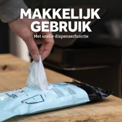 BagFitter Blauw A 12L Tot 15L Vuilniszak Met Trekband Van 100% Gerecycled Plastic - 54,5cm X 45cm - 30 Stuks - 12-15 Liter - Vuilniszakken - Afvalzakken - Prullenbakzakken Geschikt Voor O.a. Homra Stephs, Blinq En Nexo -Huishoudelijke Artikelen Winkel 1200x1200 619