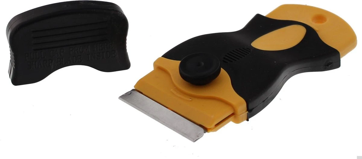 Scanpart Kookplaat Schraper - Schraapijzer - Radeermes - Voor Alle Glazen Kookplaten - Zoals Keramische Inductie En Halogeen Kookplaten - Kunststof - Vervangbaar Mesje - Krasvrij 3 Scanpart Kookplaat Schraper - Schraapijzer - Radeermes - Voor Alle Glazen Kookplaten - Zoals Keramische Inductie En Halogeen Kookplaten - Kunststof - Vervangbaar Mesje - Krasvrij