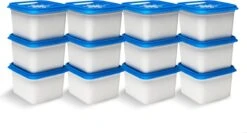 Amuse® | Klein Diepvriesdoosje Alaska 200ml | 12 Stuks | Bewaardoos | Klein Vershouddoosje