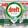 Dreft Platinum All In One - Vaatwascapsules - Original - Voordeelverpakking 5 X 20 Capsules -Huishoudelijke Artikelen Winkel 1200x852 2