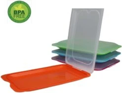 Merkloos Vershouddozen Vleeswarendoos Koelkast Vershoudbakje Bewaren Koelkast Beleg Bewaardoos Broodbeleg Stapelbaar Met Deksel 4 Stuks -Huishoudelijke Artikelen Winkel 1200x919