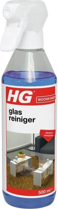 HG Glasreiniger - 500ml - 100% Streeploze Glans - Snel Droog -Huishoudelijke Artikelen Winkel 334x1200