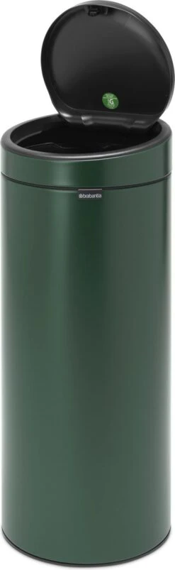 Brabantia Touch Bin Prullenbak - 30 L - Pine Green -Huishoudelijke Artikelen Winkel 369x1200 1