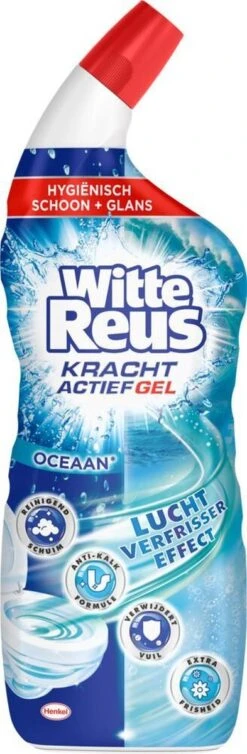 Witte Reus Toiletreiniger - Kracht Actief Gel Oceaan - Voordeelverpakking 10 X 700ml 12 Witte Reus Toiletreiniger - Kracht Actief Gel Oceaan - Voordeelverpakking 10 X 700ml -Huishoudelijke Artikelen Winkel 393x1200 2