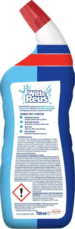 Witte Reus Toiletreiniger - Kracht Actief Gel Oceaan - Voordeelverpakking 10 X 700ml 16 Witte Reus Toiletreiniger - Kracht Actief Gel Oceaan - Voordeelverpakking 10 X 700ml -Huishoudelijke Artikelen Winkel 393x1200 3