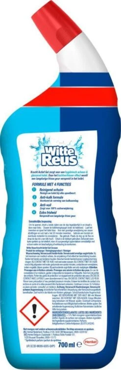 Witte Reus Toiletreiniger - Kracht Actief Gel Oceaan - Voordeelverpakking 10 X 700ml 17 Witte Reus Toiletreiniger - Kracht Actief Gel Oceaan - Voordeelverpakking 10 X 700ml -Huishoudelijke Artikelen Winkel 393x1200 4