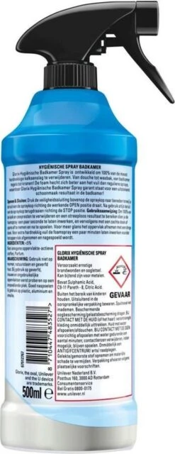 Glorix Hygiënische Badkamer Foamspray - 6 X 500 Ml - Voordeelverpakking -Huishoudelijke Artikelen Winkel 463x1200 1