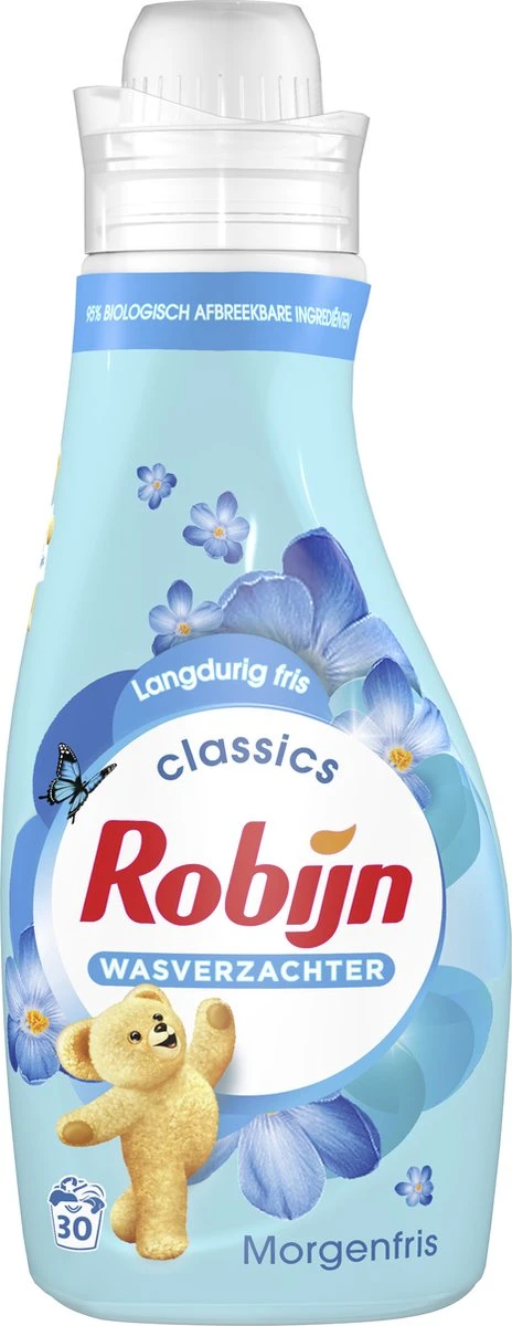 Robijn Classics Morgenfris Wasverzachter - 4 X 30 Wasbeurten - Voordeelverpakking 4 Robijn Classics Morgenfris Wasverzachter - 4 X 30 Wasbeurten - Voordeelverpakking - Afbeelding 2