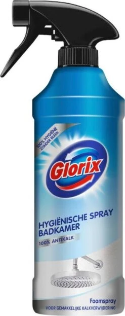 Glorix Hygiënische Badkamer Foamspray - 6 X 500 Ml - Voordeelverpakking -Huishoudelijke Artikelen Winkel 476x1200