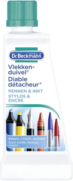 Dr. Beckmann Vlekkenduivel Pennen En Inkt 50 Ml -Huishoudelijke Artikelen Winkel 483x1200 1